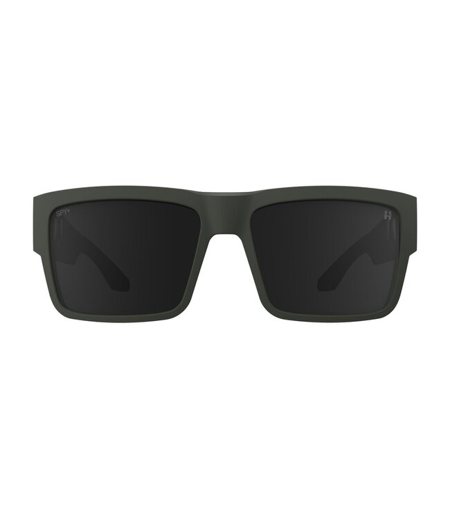 SPY CYRUS MATTE OLIVE SUNGLASSES w/ HAPPY GREY GREEN