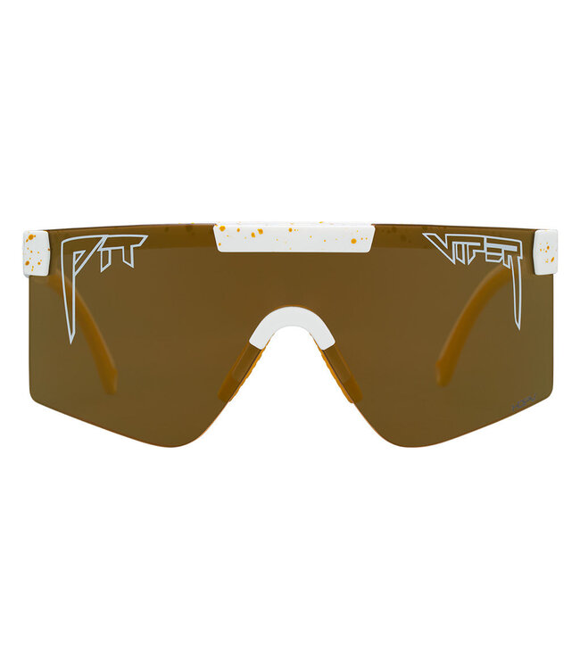 PIT VIPER THE BEL AIR ORIGINAL WIDE SUNGLASSES w/HDPV POLARIZED GOLD