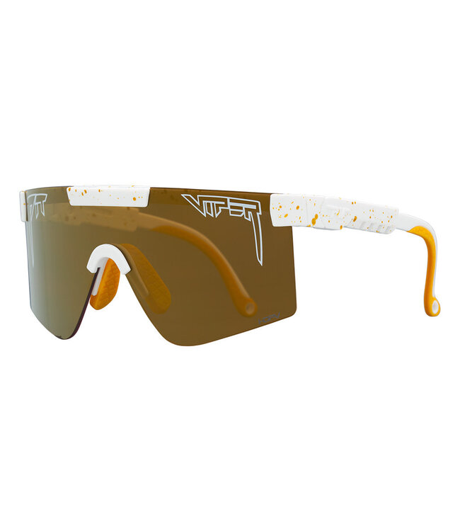 PIT VIPER THE BEL AIR ORIGINAL NARROW SUNGLASSES w/HDPV POLARIZED GOLD