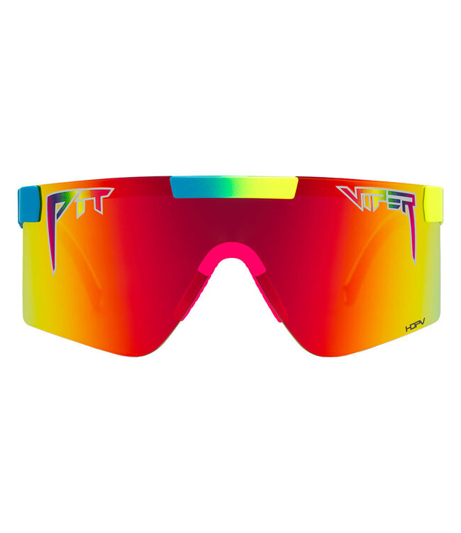 PIT VIPER THE PRIDE ORIGINAL WIDE SUNGLASSES w/HDPV POLARIZED RAINBOW