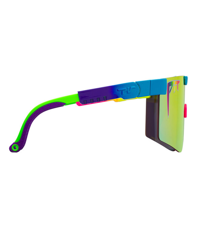 PIT VIPER THE PRIDE ORIGINAL WIDE SUNGLASSES w/HDPV POLARIZED RAINBOW