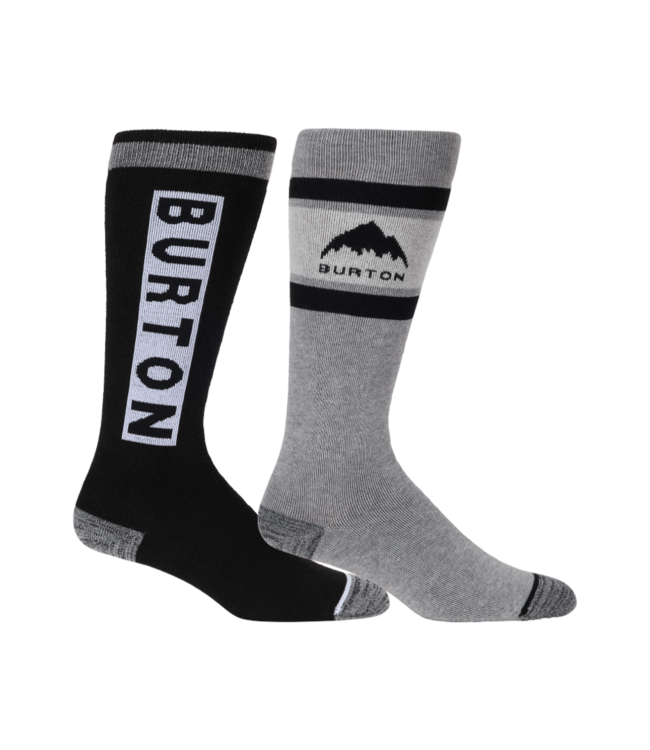 BURTON WOMENS WEEKEND MIDWEIGHT SOCKS (2 PACK) TRUE BLACK 2026