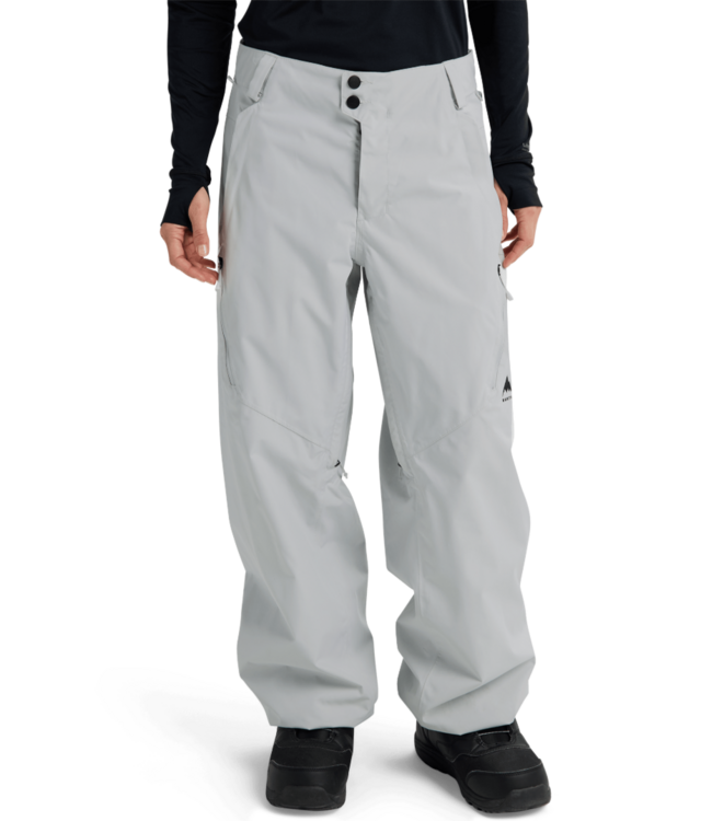 BURTON WOMENS RESERVE 2L RELAXED PANTS GREY CLOUD 2026