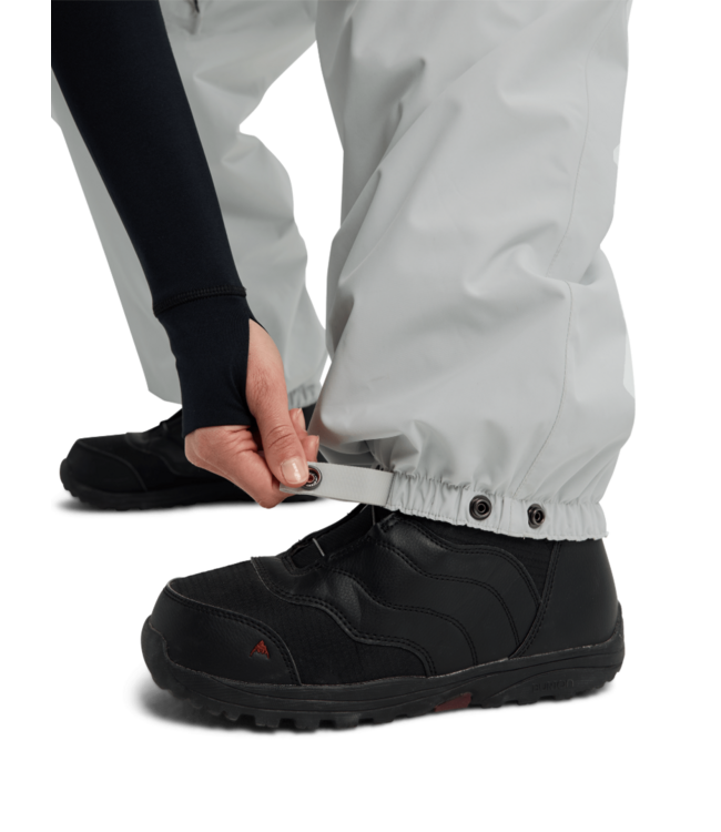 BURTON WOMENS RESERVE 2L RELAXED PANTS GREY CLOUD 2026