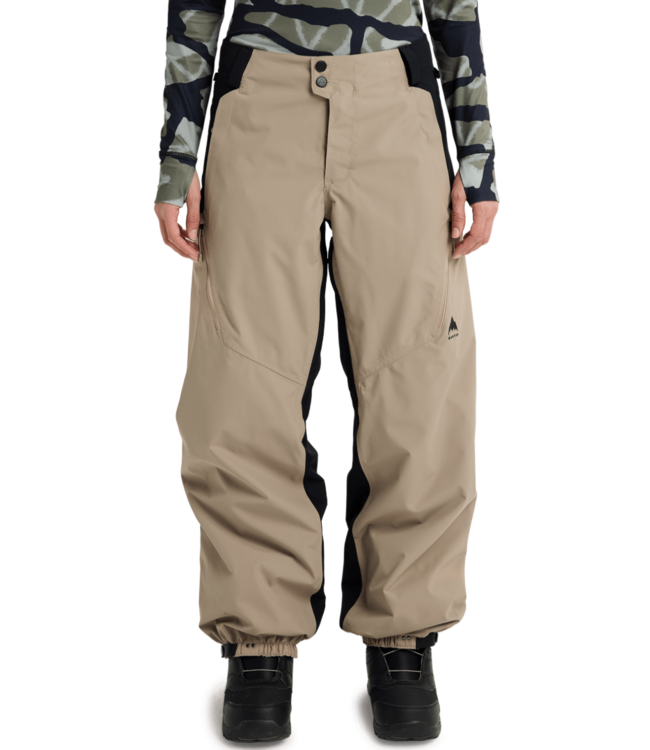 BURTON WOMENS RESERVE 2L RELAXED PANTS SUMMIT TAUPE/TRUE BLACK 2026