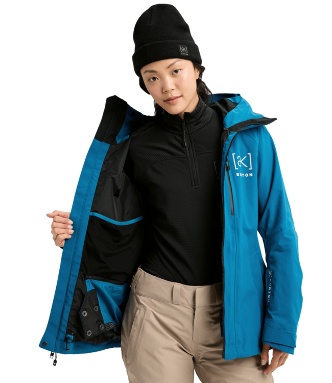 BURTON WOMENS [AK] UPSHIFT GORE-TEX 2L JACKET BLUE TEAL 2026