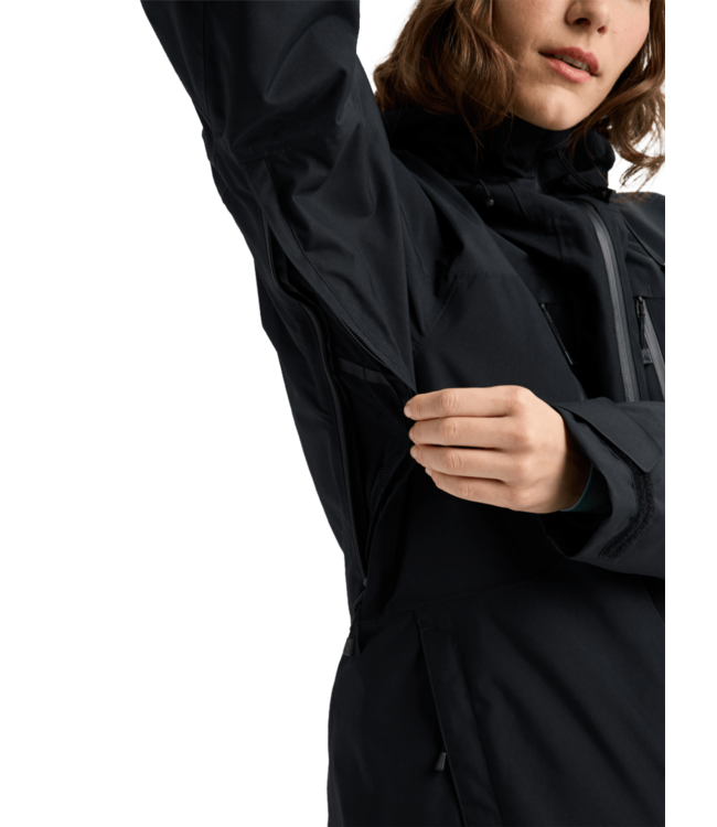 BURTON WOMENS RESERVE 2L 3-IN-1 JACKET TRUE BLACK 2026