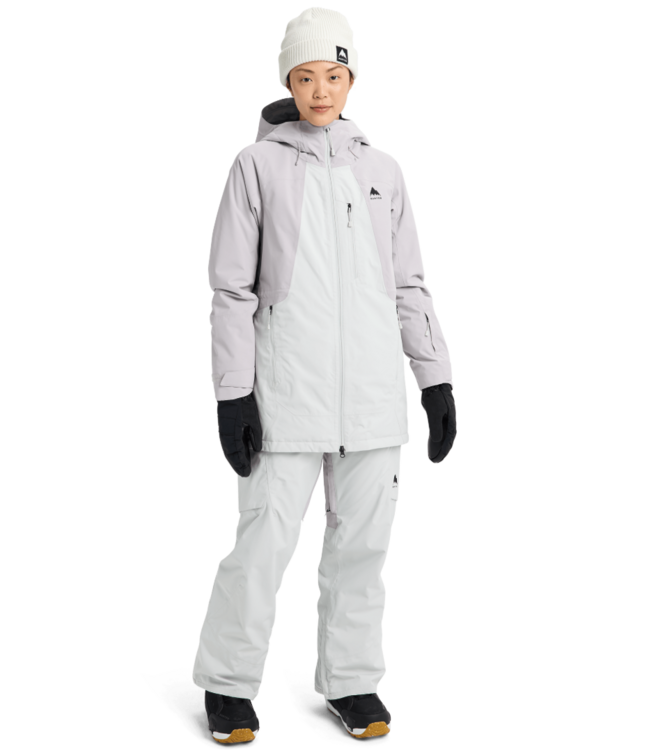 BURTON WOMENS RESERVE 2L INSULATED JACKET WASHED LAVENDER/GRAY CLOUD 2026