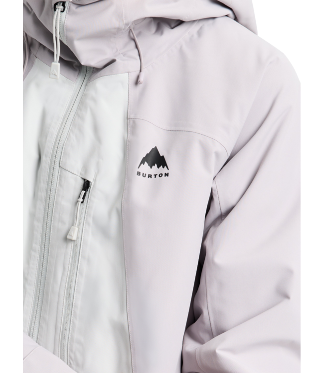 BURTON WOMENS RESERVE 2L INSULATED JACKET WASHED LAVENDER/GRAY CLOUD 2026