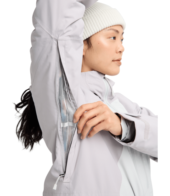 BURTON WOMENS RESERVE 2L INSULATED JACKET WASHED LAVENDER/GRAY CLOUD 2026