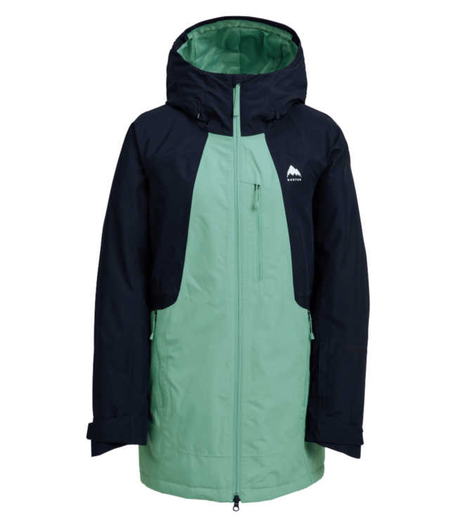BURTON WOMENS RESERVE 2L INSULATED JACKET TRUE BLACK/SOFT SAGE 2026