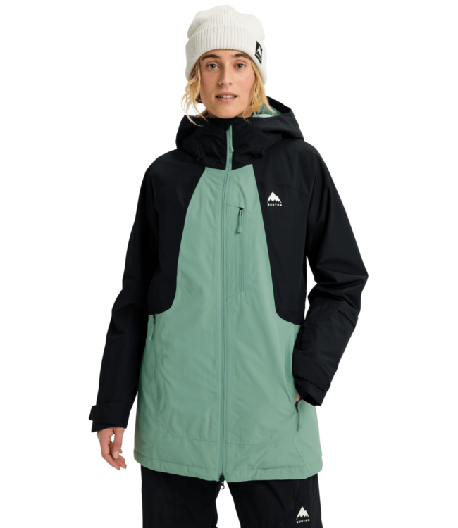 BURTON WOMENS RESERVE 2L INSULATED JACKET TRUE BLACK/SOFT SAGE 2026