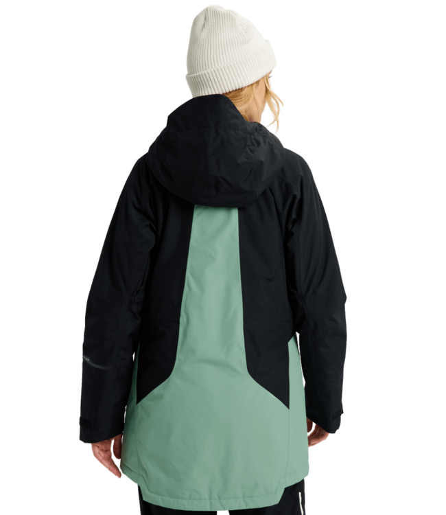 BURTON WOMENS RESERVE 2L INSULATED JACKET TRUE BLACK/SOFT SAGE 2026
