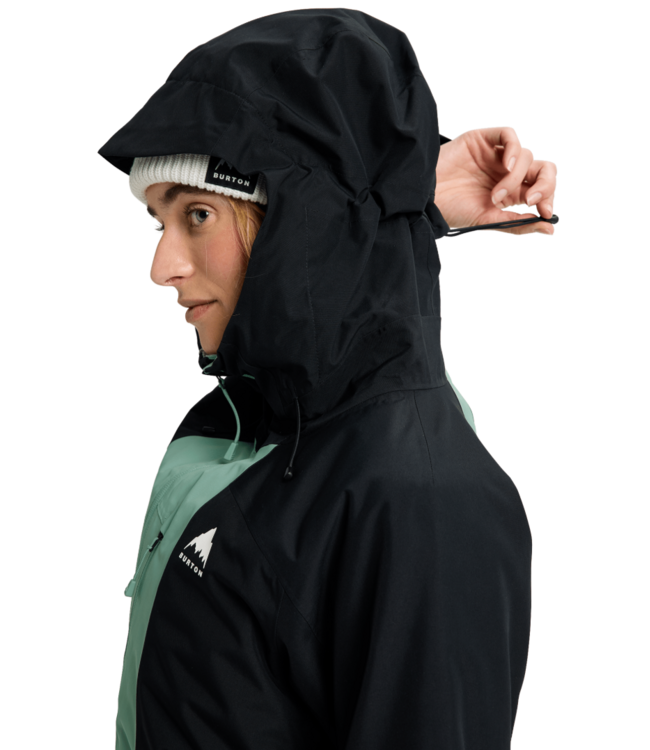 BURTON WOMENS RESERVE 2L INSULATED JACKET TRUE BLACK/SOFT SAGE 2026
