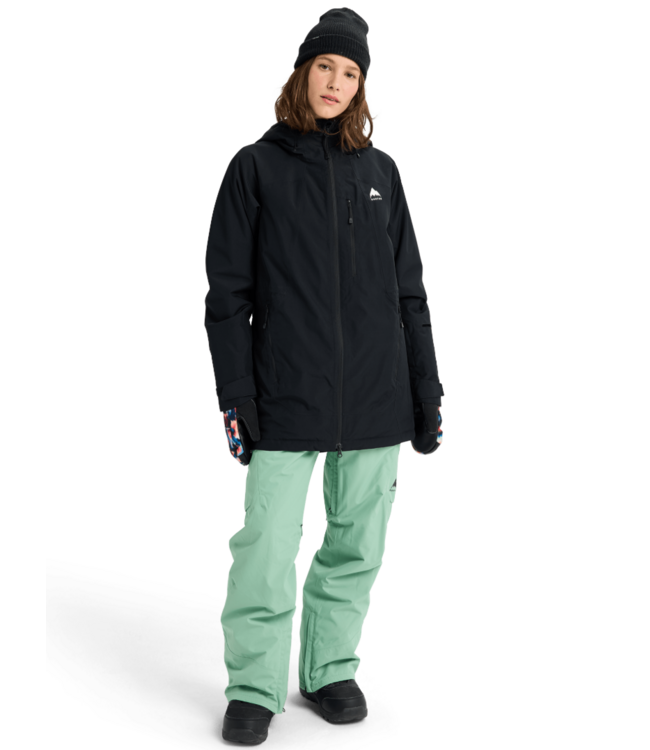 BURTON WOMENS RESERVE 2L INSULATED JACKET TRUE BLACK 2026