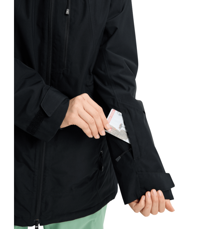 BURTON WOMENS RESERVE 2L INSULATED JACKET TRUE BLACK 2026