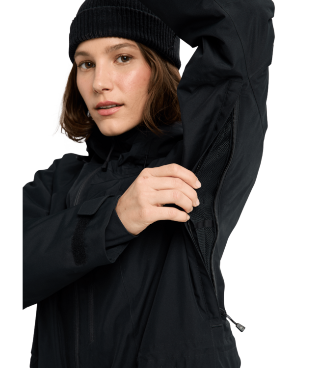 BURTON WOMENS RESERVE 2L INSULATED JACKET TRUE BLACK 2026