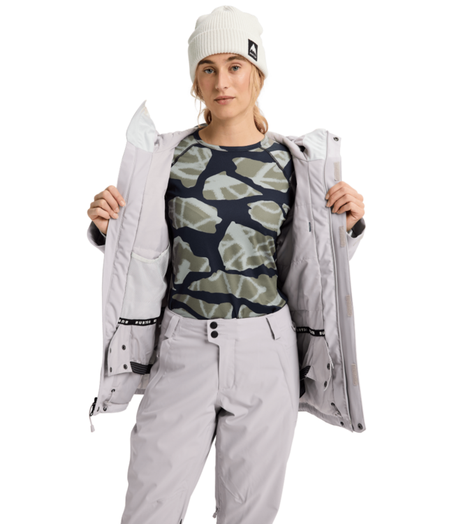 BURTON WOMENS RESERVE 2L INSULATED STRETCH JACKET WASHED LAVENDER 2026