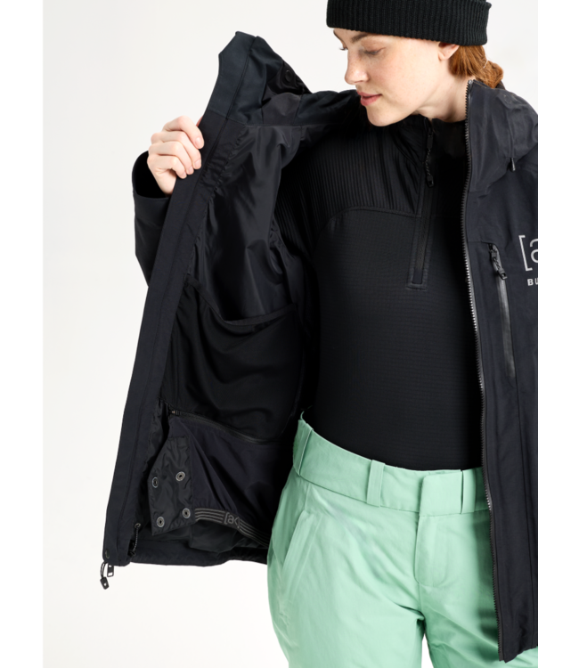 BURTON WOMENS [AK] UPSHIFT GORE-TEX 2L JACKET TRUE BLACK 2026
