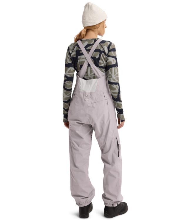 BURTON WOMENS RESERVE 2L BIB PANTS WASH LAVENDER