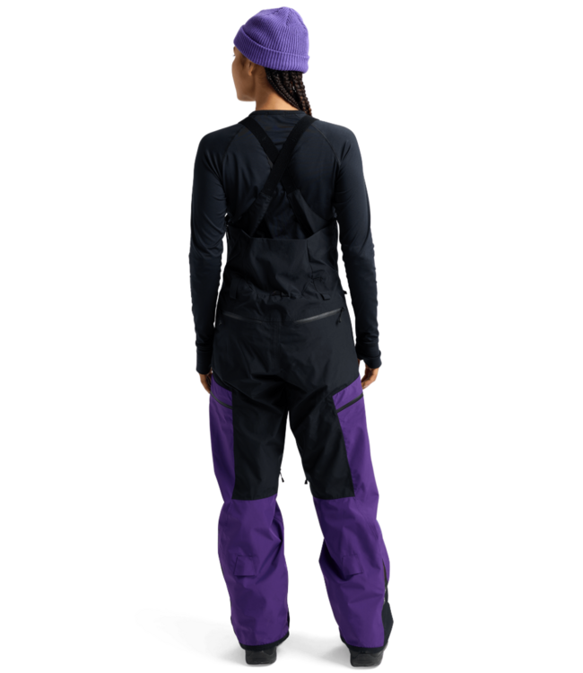 BURTON WOMENS RESERVE GORE-TEX 2L BIBS PRISM VIOLET/TRUE BLACK 2026