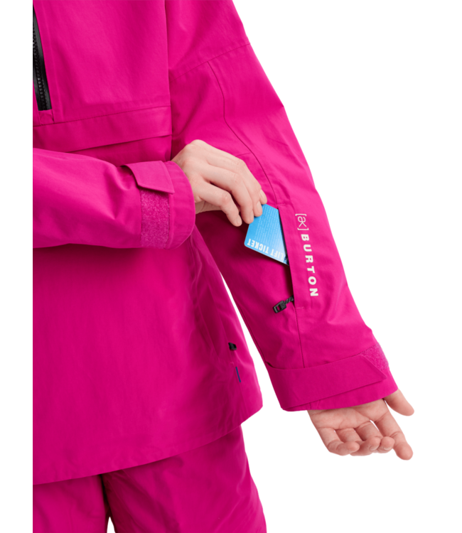 BURTON WOMENS [AK] KIMMY GORE-TEX 2L ANORAK VERY BERRY 2026