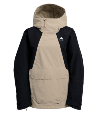 BURTON BURTON WOMENS RESERVE 2L RELAXED ANORAK SUMMIT TAUPE/TRUE BLACK 2026