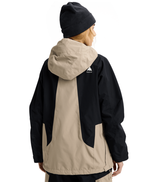 BURTON WOMENS RESERVE 2L RELAXED ANORAK SUMMIT TAUPE/TRUE BLACK 2026