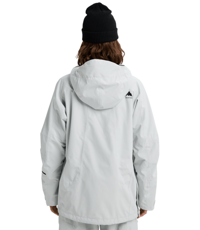 BURTON WOMENS RESERVE 2L RELAXED ANORAK GRAY CLOUD 2026