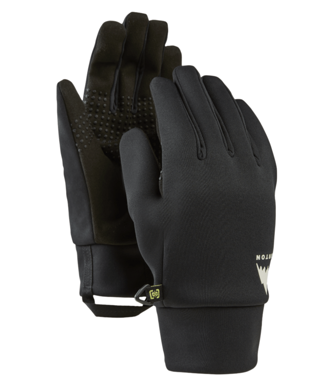BURTON WOMENS TOUCH-N-GO GLOVE LINERS TRUE BLACK 2026