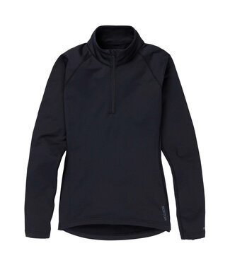 BURTON BURTON WOMENS HEAVYWEIGHT X QUARTER ZIP TRUE BLACK 2026