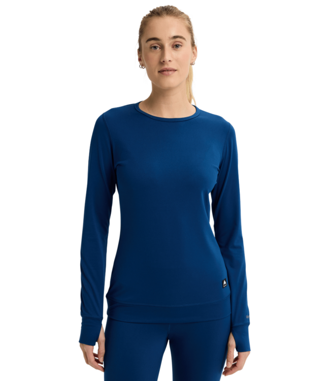 BURTON WOMENS MIDWEIGHT BASE LAYER CREWNECK NIGHTFALL 2026