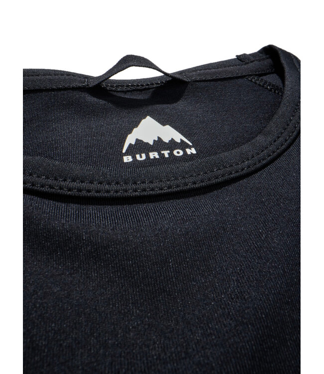 BURTON WOMENS LIGHTWEIGHT X BASE LAYER CREWNECK TRUE BLACK 2026