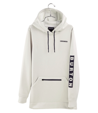 BURTON BURTON WOMENS OAK LONG P/O HOODIE STOUT WHITE HEATHER 2026