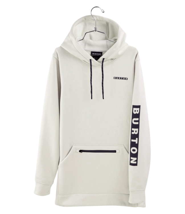 BURTON WOMENS OAK LONG P/O HOODIE STOUT WHITE HEATHER 2026