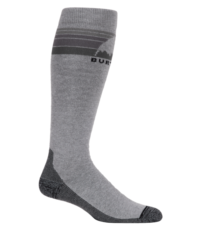 BURTON MIDWEIGHT EMBLEM SOCKS GRAY HEATHER 2026