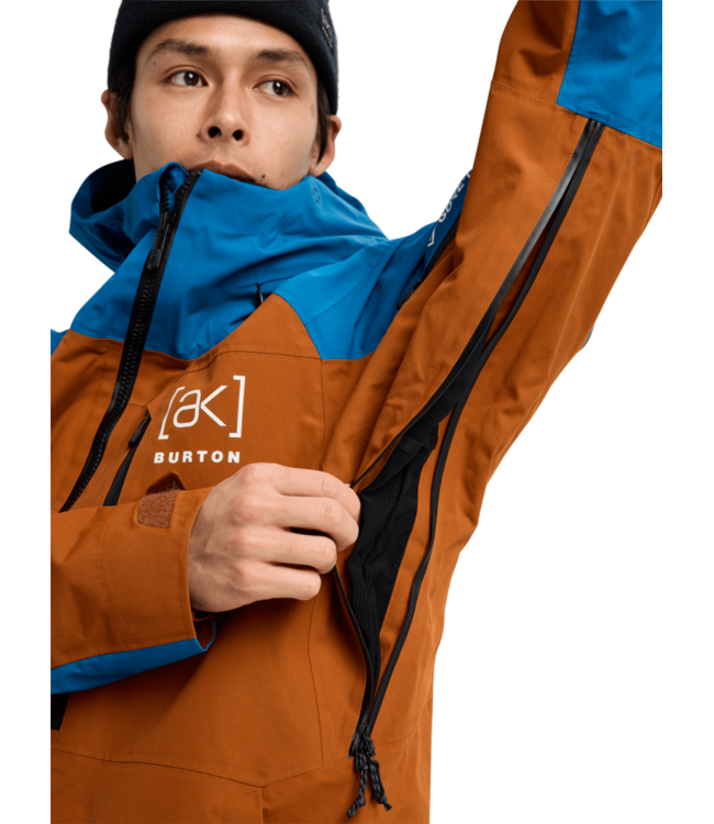 BURTON [AK] CYCLIC GORE‑TEX 2L JACKET CHESTNUT BROWN/BLUE TEAL 2026