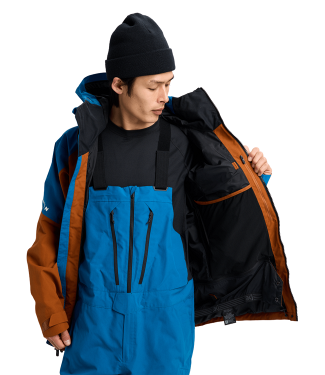 BURTON [AK] CYCLIC GORE‑TEX 2L JACKET CHESTNUT BROWN/BLUE TEAL 2026