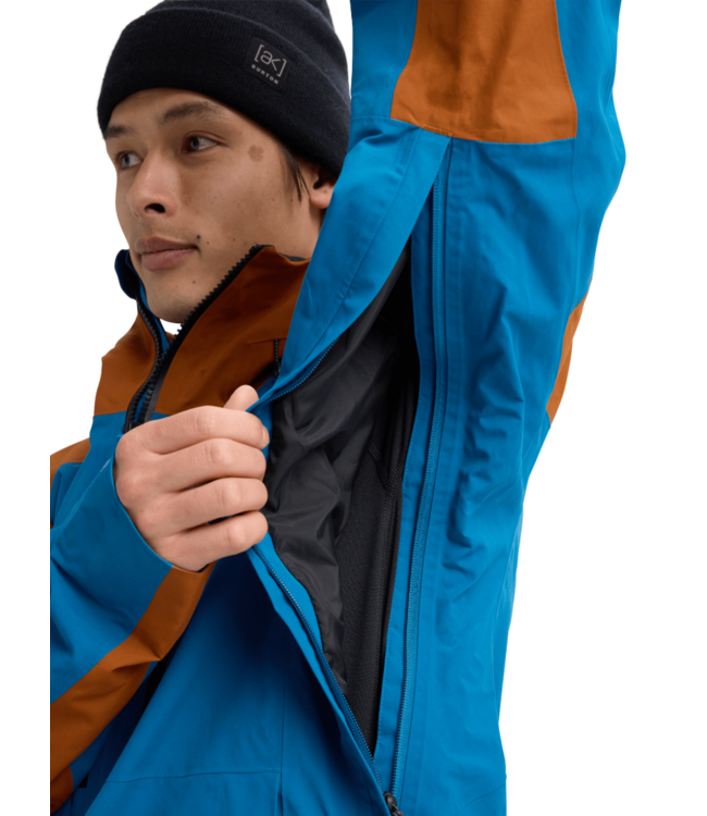 BURTON [AK] VELOCITY GORE-TEX ANORAK BLUE TEAL/CHESTNUT BROWN 2026