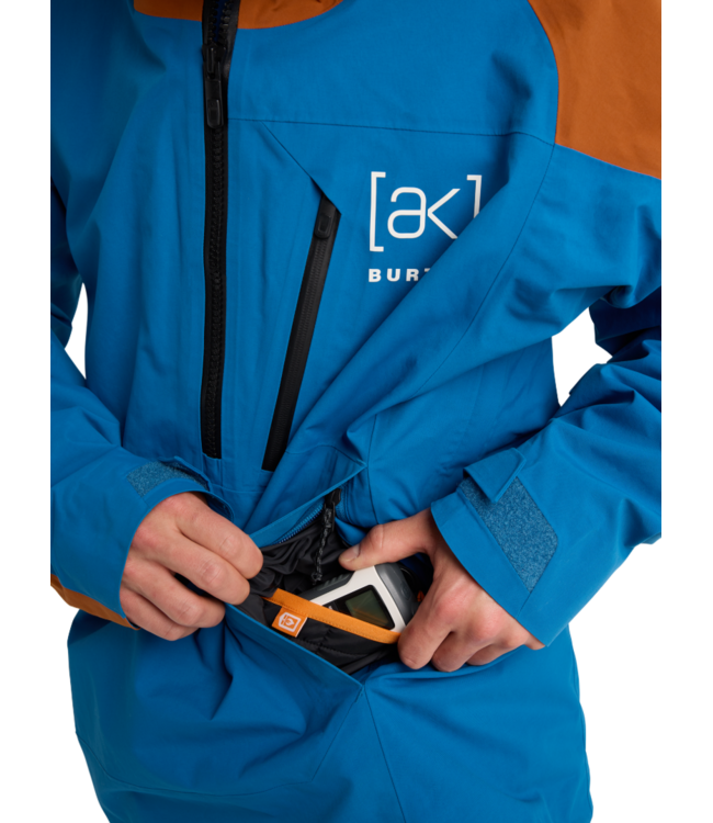 BURTON [AK] VELOCITY GORE-TEX ANORAK BLUE TEAL/CHESTNUT BROWN 2026