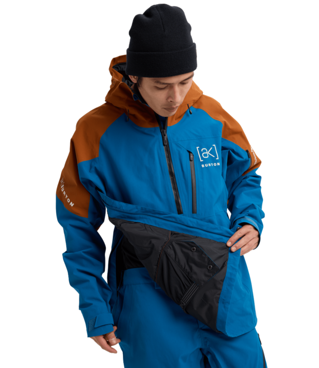 BURTON [AK] VELOCITY GORE-TEX ANORAK BLUE TEAL/CHESTNUT BROWN 2026