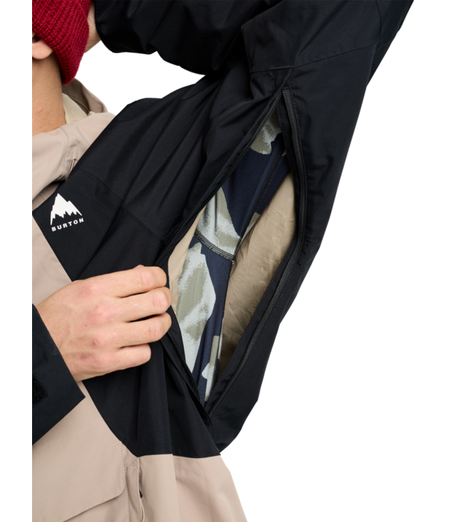 BURTON RESERVE 2L RELAXED ANORAK SUMMIT TAUPE/TRUE BLACK 2026