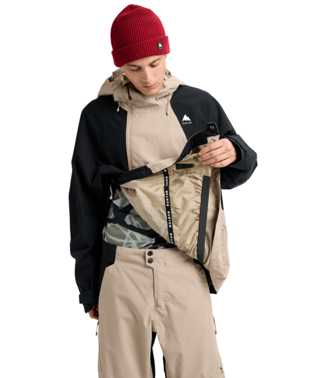 BURTON RESERVE 2L RELAXED ANORAK SUMMIT TAUPE/TRUE BLACK 2026