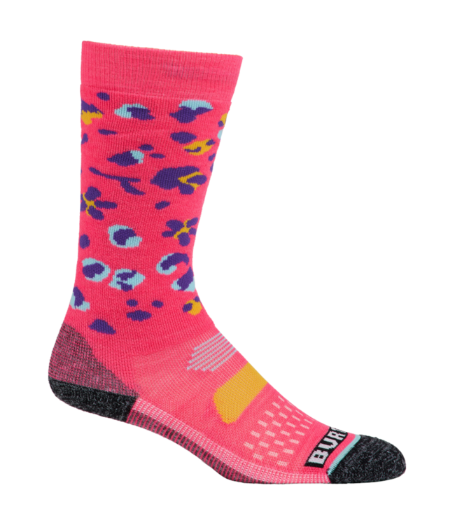 BURTON KIDS PERFORMANCE MIDWEIGHT SOCKS WILDCAT FLORAL 2026