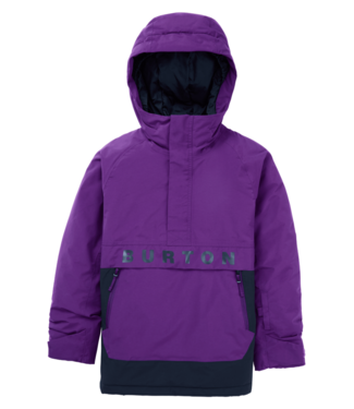 BURTON BURTON KIDS FROSTNER 2L ANORAK JACKET IMPERIAL PURPLE/TRUE BLACK 2026