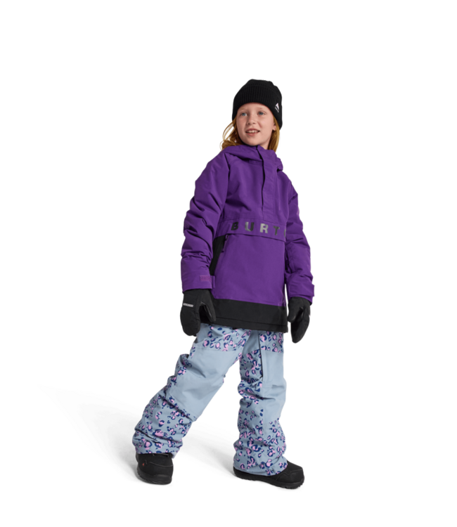 BURTON KIDS FROSTNER 2L ANORAK JACKET IMPERIAL PURPLE/TRUE BLACK 2026