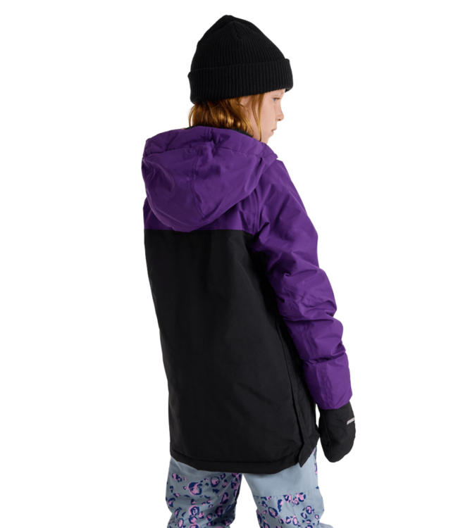 BURTON KIDS FROSTNER 2L ANORAK JACKET IMPERIAL PURPLE/TRUE BLACK 2026