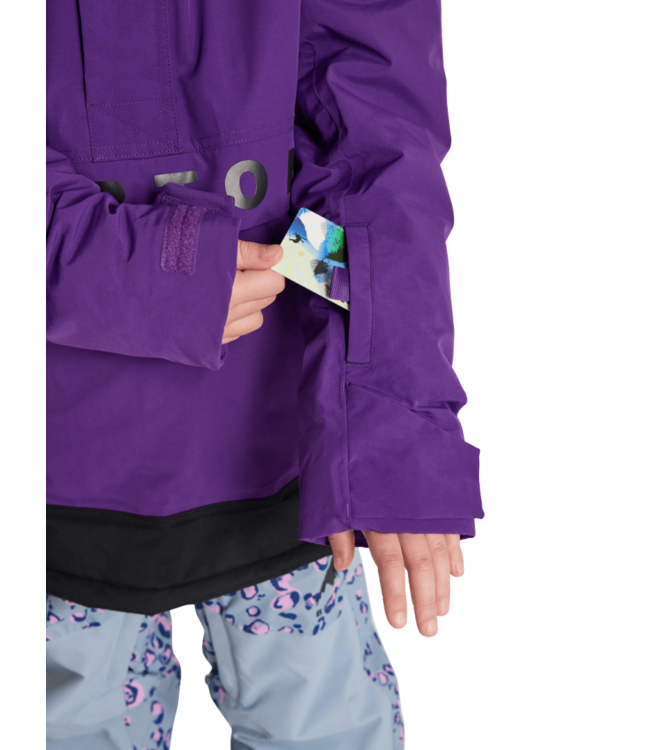 BURTON KIDS FROSTNER 2L ANORAK JACKET IMPERIAL PURPLE/TRUE BLACK 2026