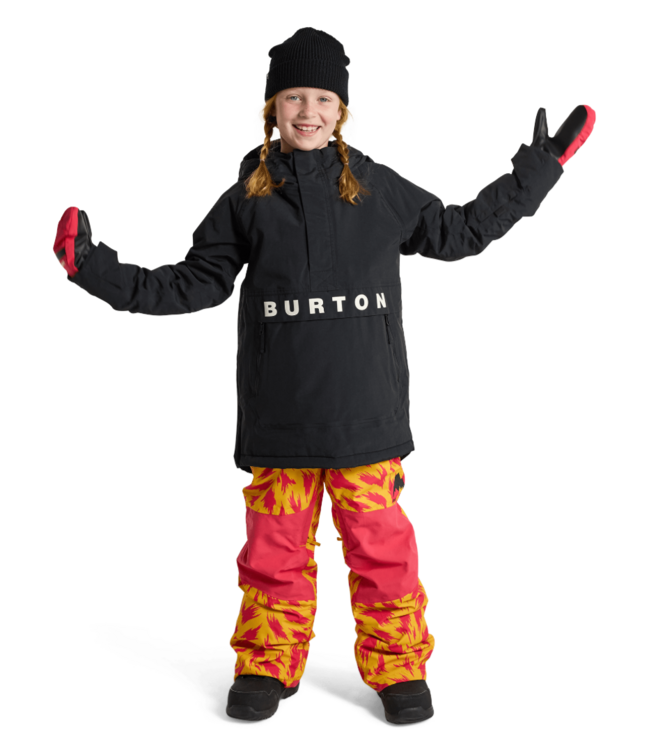 BURTON KIDS FROSTNER 2L ANORAK JACKET TRUE BLACK 2026