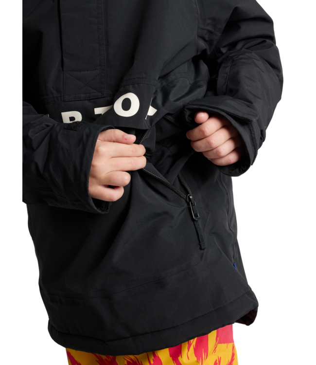 BURTON KIDS FROSTNER 2L ANORAK JACKET TRUE BLACK 2026
